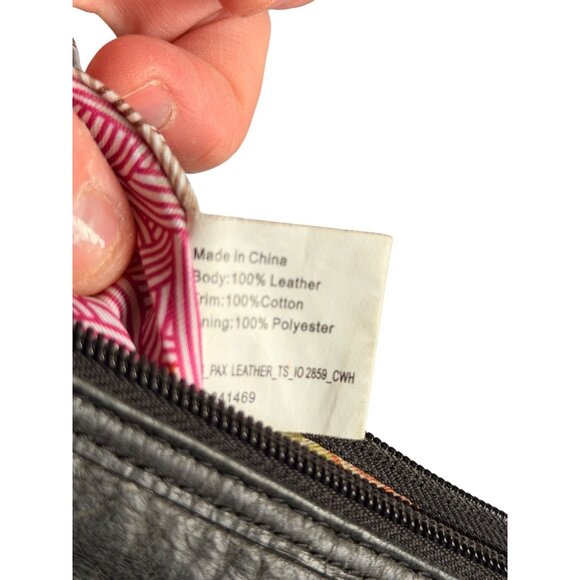 The Sak Gray Leather Crossbody Bag With Adjustable Strap & Multiple Pockets - Picture 6 of 6